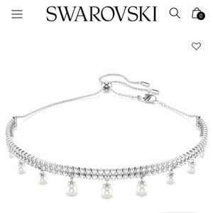 GORGEOUS ARIANA GRANDE x Swarovsk Crystals With Pearls CHOKER ONLY
